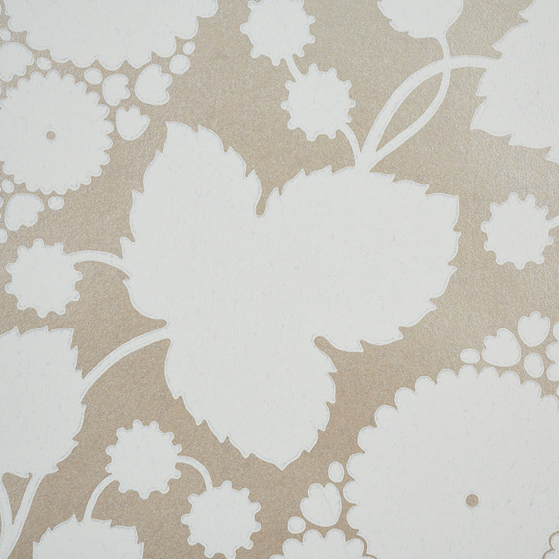 Schumacher 5010720 MARIANNE in CHAMPAGNE Wallpaper - FLOWER 