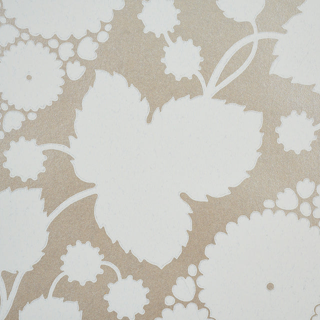 Schumacher 5010720 MARIANNE in CHAMPAGNE Wallpaper - FLOWER 