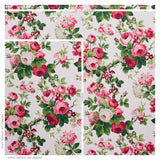 Schumacher Nancy Floral Rose Wallpaper - Eade's Wallpaper