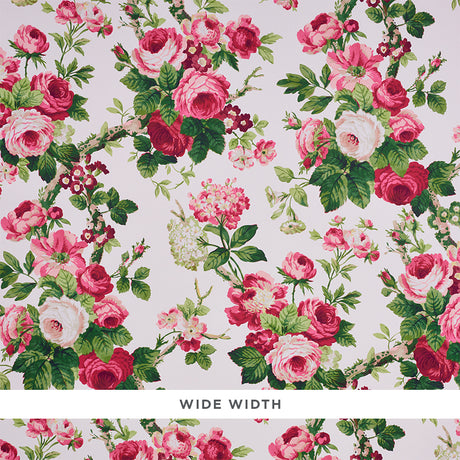 Schumacher Nancy Floral Rose Wallpaper - Eade's Wallpaper