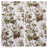Schumacher Nancy Floral Grisaille Wallpaper - Eade's Wallpaper