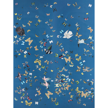 Schumacher Queen'S Flight Panel Set Navy Wallpaper - Eade's Wallpaper