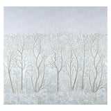 Schumacher Brindille Golden Accented Panel Set Mineral Wallpaper