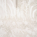 Schumacher Brindille Golden Accented Panel Set Alabaster Wallpaper