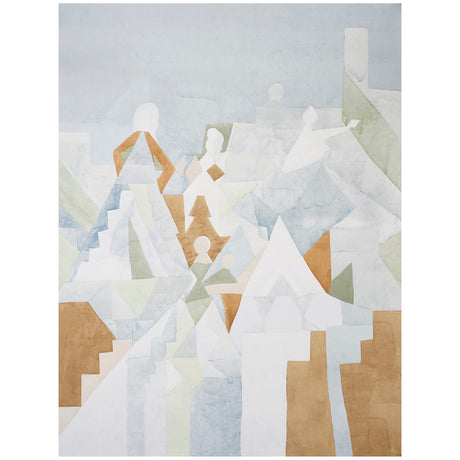 Schumacher Steps Panel Set Sky & Saddle Wallpaper - Eade's Wallpaper