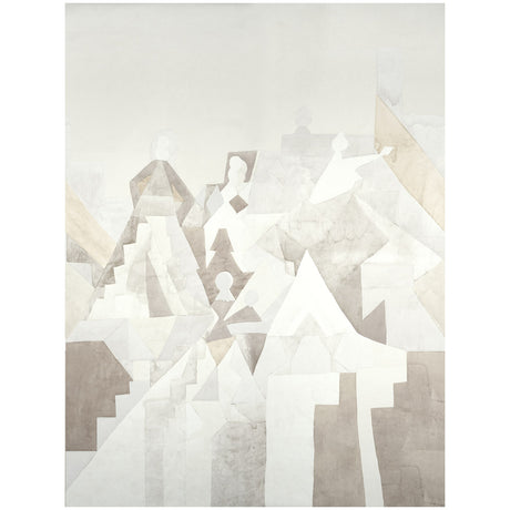 Schumacher Steps Panel Set Argil And Stone Wallpaper - Eade's Wallpaper