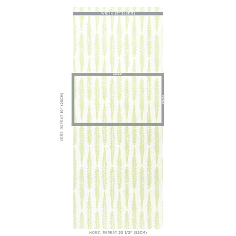 Schumacher Fern Sage Wallpaper