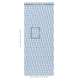 Schumacher Lani Blue Wallpaper - Eade's Wallpaper