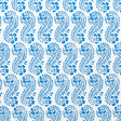 Schumacher Lani Blue Wallpaper - Eade's Wallpaper
