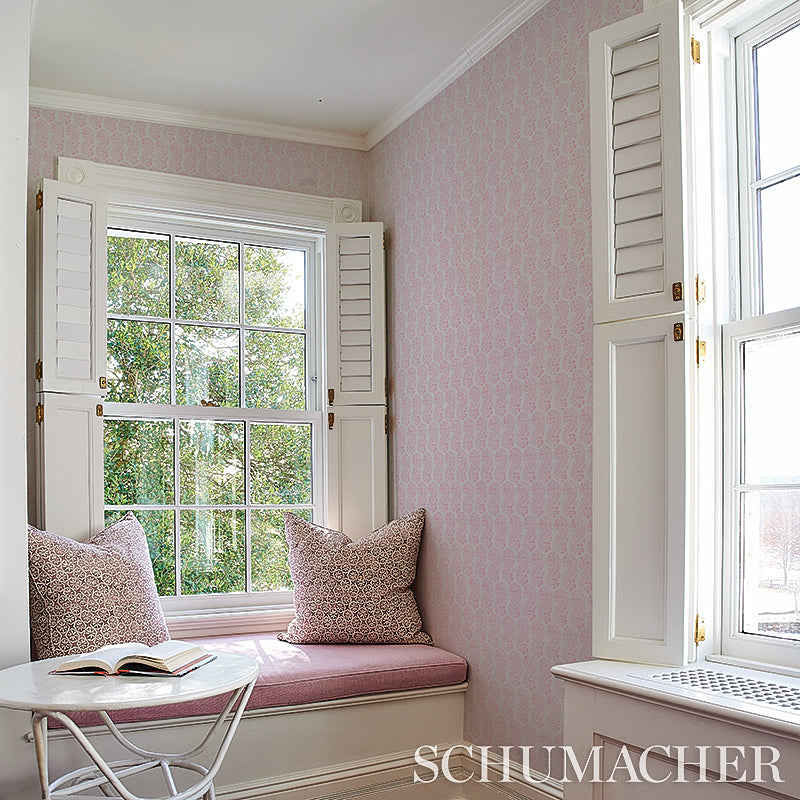 Schumacher Lani Gold Wallpaper - Eade's Wallpaper