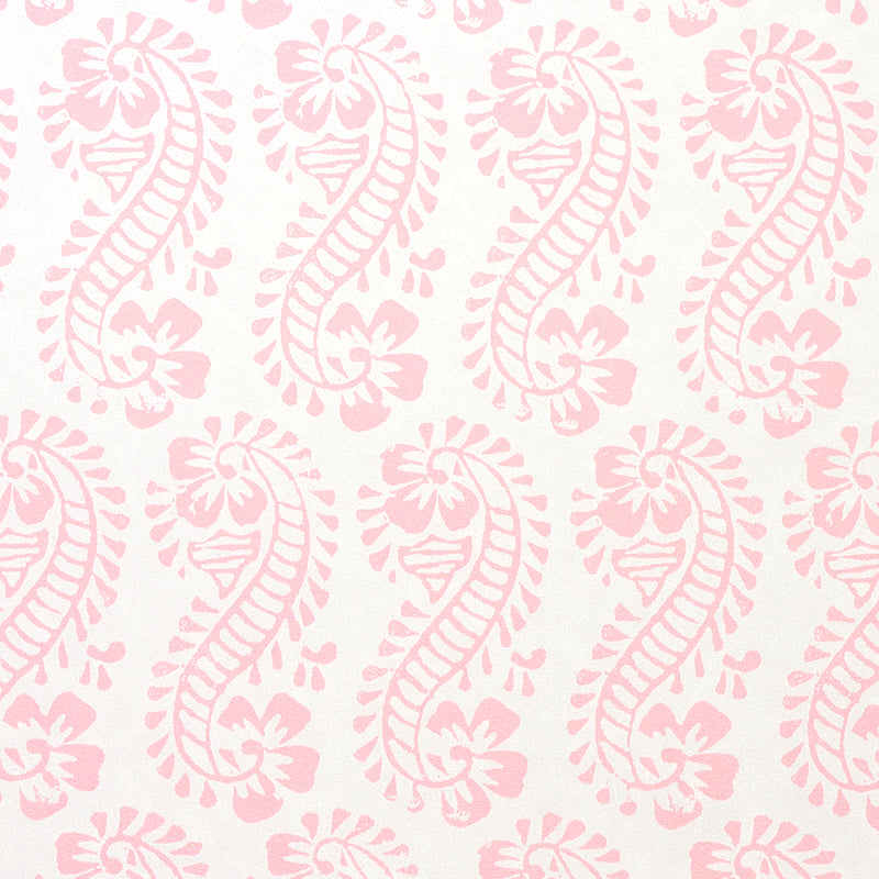 Schumacher Lani Pink Wallpaper - Eade's Wallpaper