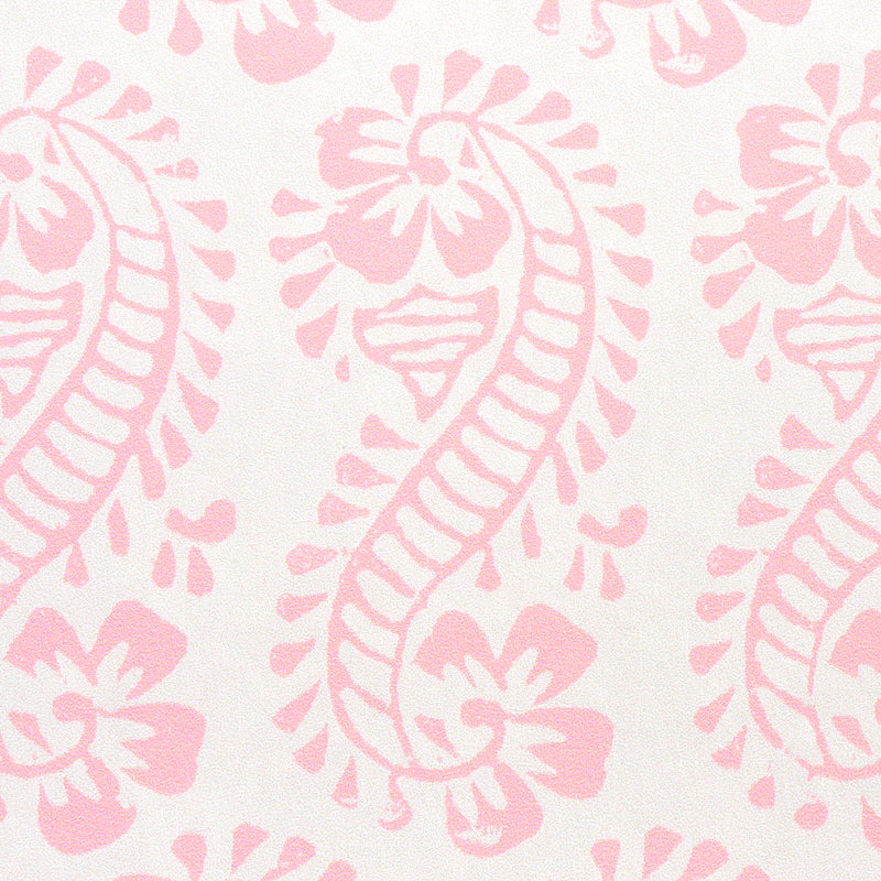 Schumacher Lani Pink Wallpaper - Eade's Wallpaper