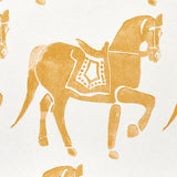 Schumacher Marwari Horse Mustard Wallpaper - Eade's Wallpaper