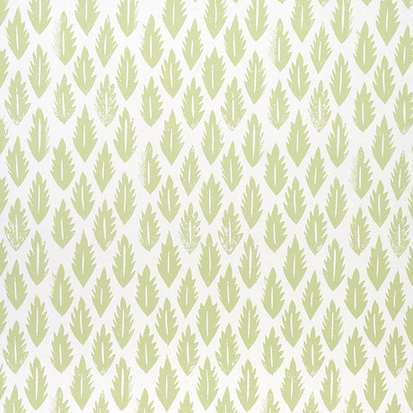 Schumacher Leaf Grass Green Wallpaper - Eade's Wallpaper