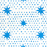 Schumacher Spot & Star Blue Wallpaper - Eade's Wallpaper