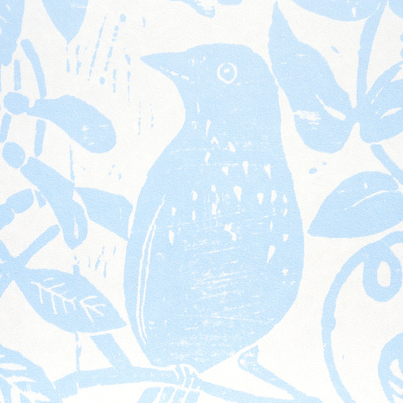 Schumacher Bird & Bee Sky Wallpaper