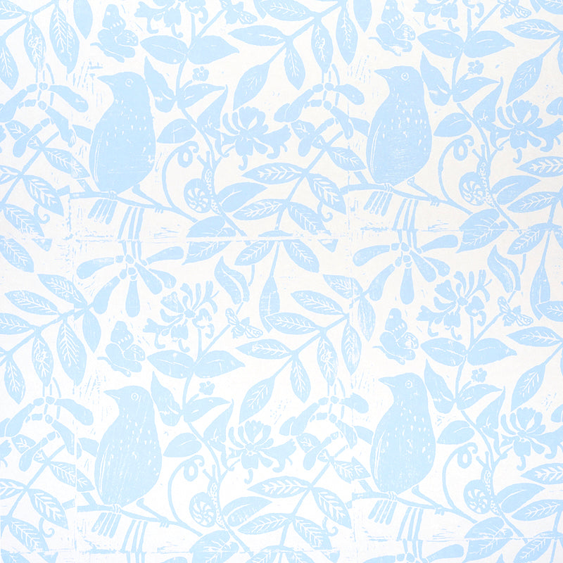 Schumacher Bird & Bee Sky Wallpaper