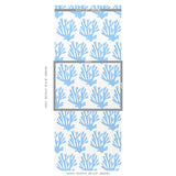 Schumacher Coral Blue Wallpaper