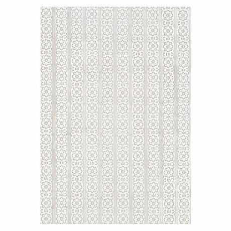 Schumacher Sunda Hand Blocked Print Grey Wallpaper - Eade's Wallpaper