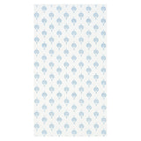 Schumacher Dahlia Hand Blocked Print Blue Wallpaper