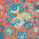 Schumacher Majorelle Red Wallpaper - Eade's Wallpaper