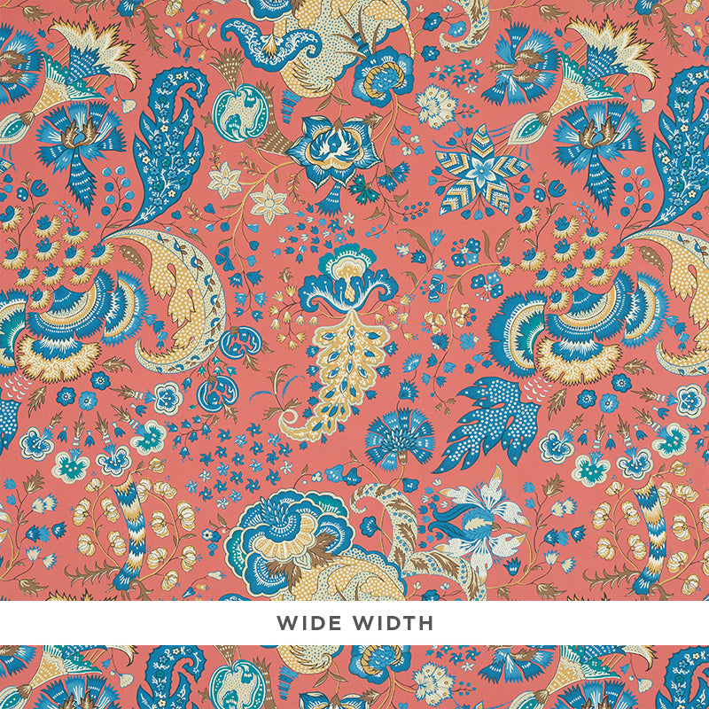 Schumacher Majorelle Red Wallpaper - Eade's Wallpaper