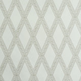 Schumacher Les Losanges Toile Stone Wallpaper - Eade's Wallpaper