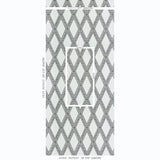 Schumacher Les Losanges Toile Carbon Wallpaper - Eade's Wallpaper