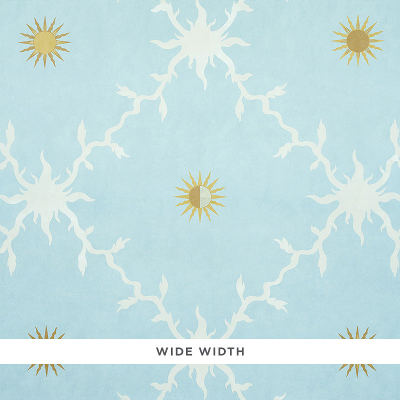 Schumacher Palladio Trellis Sky Wallpaper - Eade's Wallpaper