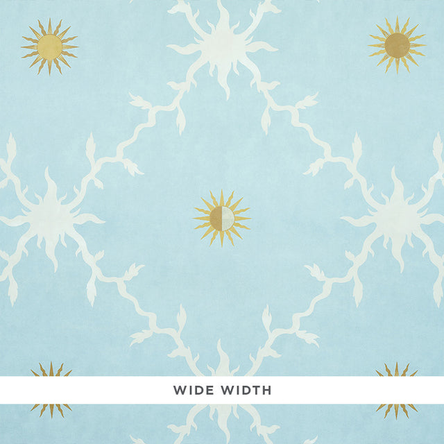 Schumacher Palladio Trellis Sky Wallpaper - Eade's Wallpaper
