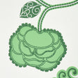 Schumacher 5011411 QUEEN FRUIT in JADE Wallpaper - NEISHA CR