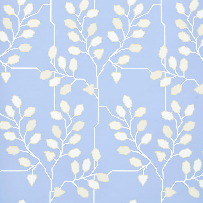 Schumacher Tumble Weed Bluebell Wallpaper - Eade's Wallpaper