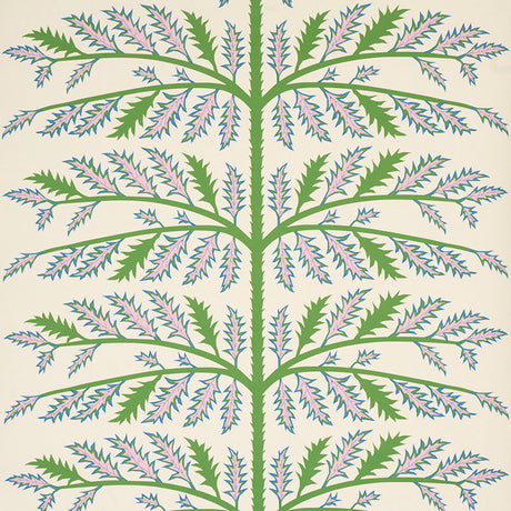Schumacher Thistle Ivory Wallpaper - Eade's Wallpaper