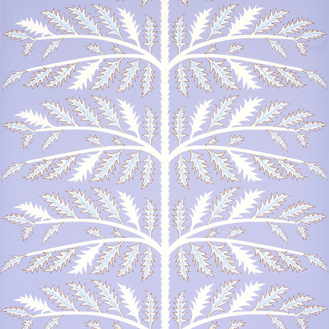 Schumacher Thistle Lavender Wallpaper - Eade's Wallpaper