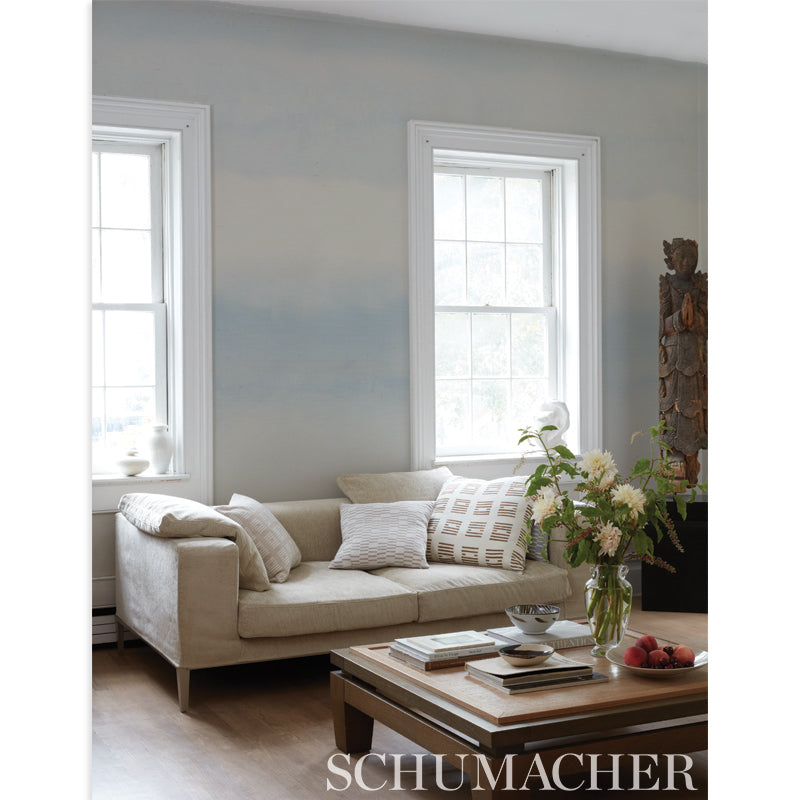 Schumacher Orissa Sisal Panel Sand Wallpaper - Eade's Wallpaper