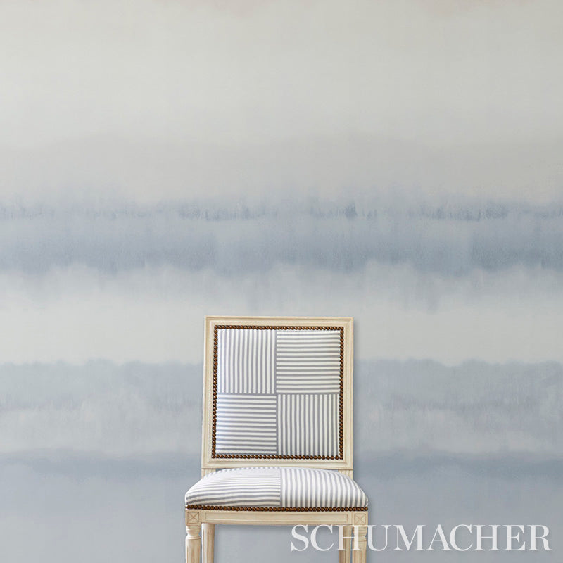 Schumacher Orissa Panel Alabaster Wallpaper - Eade's Wallpaper