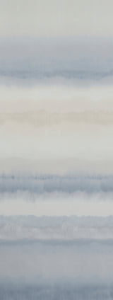 Schumacher Orissa Panel Blue & Natural Wallpaper - Eade's Wallpaper