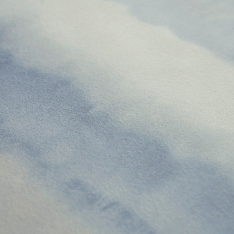 Schumacher Orissa Panel Blue & Natural Wallpaper - Eade's Wallpaper