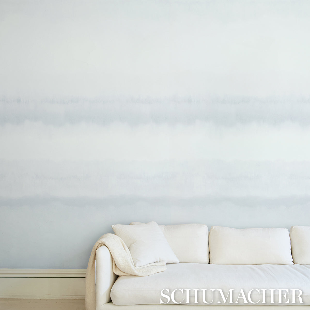 Schumacher Orissa Panel Heather Wallpaper - Eade's Wallpaper