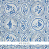 Schumacher Les Scenes Contemporaines Blue Wallpaper - Eade's Wallpaper