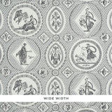 Schumacher Les Scenes Contemporaines Black Wallpaper - Eade's Wallpaper