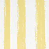 Schumacher Sketched Stripe Yellow Wallpaper - Eade's Wallpaper