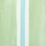 Schumacher Watercolor Stripe Leaf Wallpaper