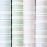 Schumacher Watercolor Stripe Leaf Wallpaper