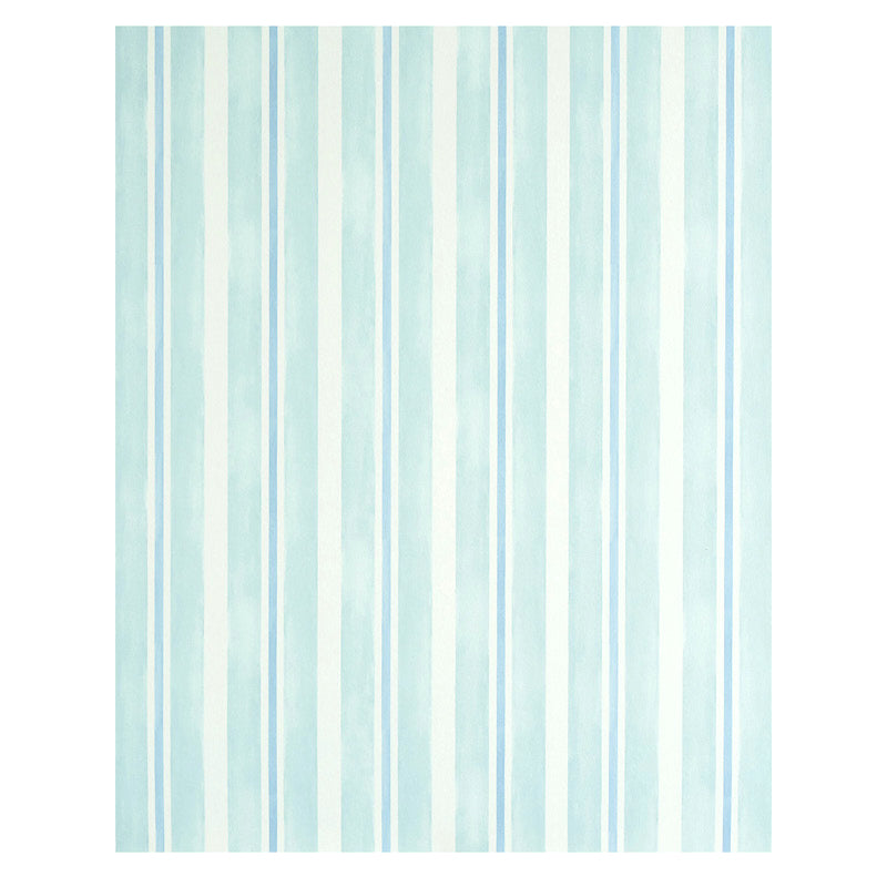 Schumacher Watercolor Stripe Mineral Wallpaper