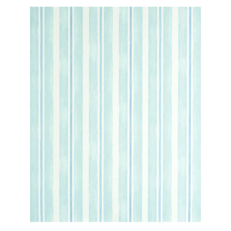 Schumacher Watercolor Stripe Mineral Wallpaper