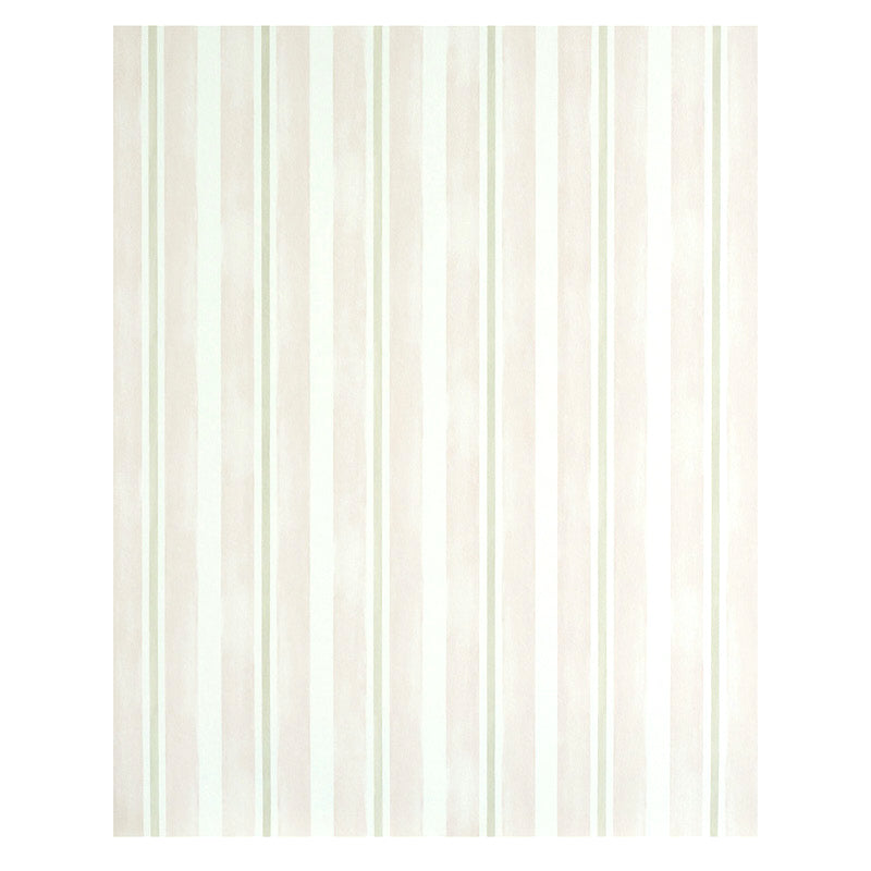 Schumacher Watercolor Stripe Blush Wallpaper