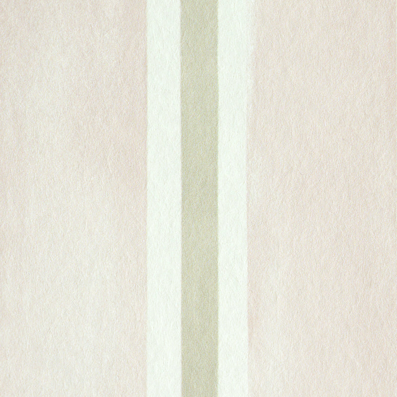 Schumacher Watercolor Stripe Blush Wallpaper