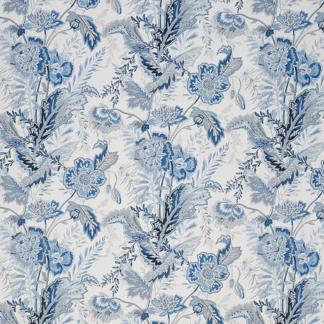Schumacher Sandoway Vine Delft Wallpaper - Eade's Wallpaper
