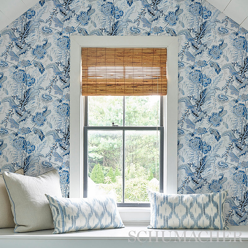 Schumacher Sandoway Vine Document Wallpaper - Eade's Wallpaper